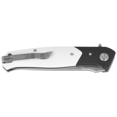 Nóż składany Bestech Swordfish Black/White G10, Satin 14C28N (BG62B)