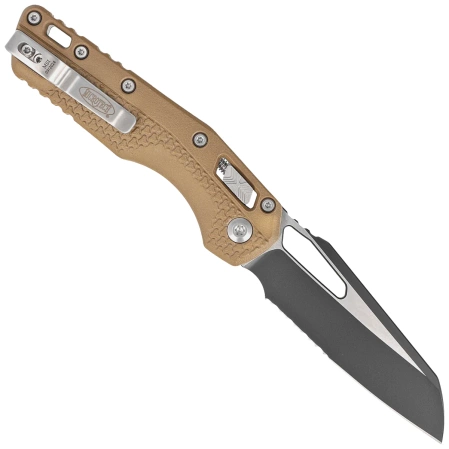 Nóż składany Microtech MSI S/E Dark Earth Tri-Grip Polymer, Black P/S M390MK by Tony Marfione (210T-2PMDE)
