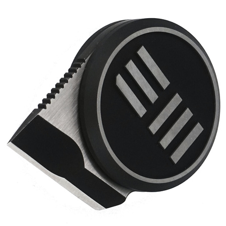 WE Knife Quark Black Titanium / Silvery WE logo, Black Stonewashed by Ostap Hel (20021-2)