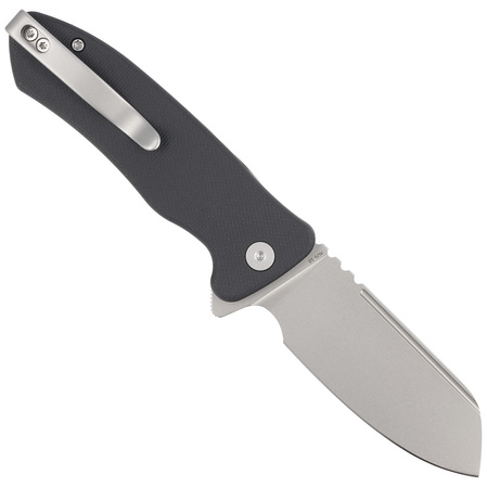 Nóż składany Kubey Creon Black G10, Beadblasted AUS-10 (KU336E)