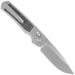 Nóż składany Remette RT-Aurora Gray Titanium / Carbon Fiber, Manual Fine Grinding Satin Surface / Pearlescent Surface M390 (AURA-D)