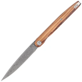 Bestechman Lanza Knife Olive Wood, Damascus by Grzegorz Grabarski (BMK14-D-4)