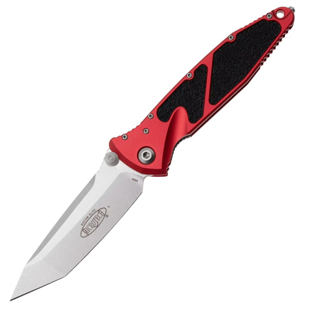 Nóż składany Microtech Socom Elite T/E-M Red Aluminium, Stonewashed M390MK by Tony Marfione (161-10RD)