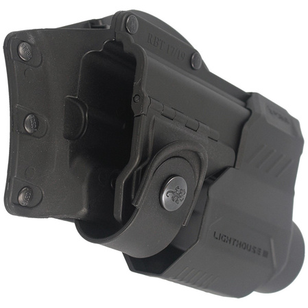 Kabura, osłony na latarkę, laser Fobus Glock 17, 22, 31 Prawa (RBT17G RT Bundle)