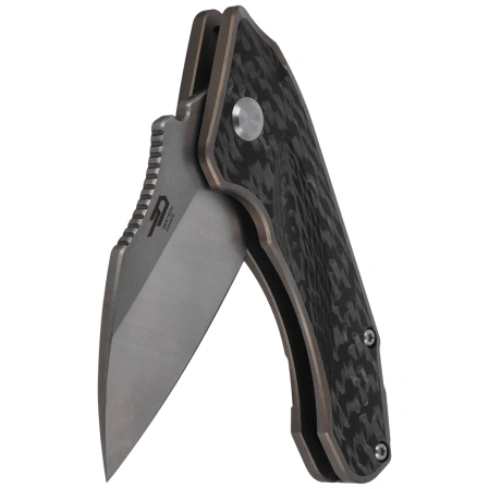 Nóż składany Bestech Goblin Black Titanium / Carbon Fiber, Stonewashed / Satin CPM S35VN (BT1711A)
