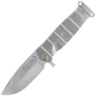Medford USMC FF Knife Tumbled Titanium, Bronze HW, Std Clip, Tumbled S90V by Greg Medford (MK2049TQ-01TM-T1CS-PT)