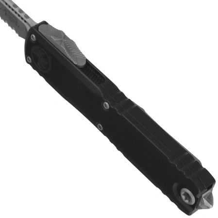 Microtech Ultratech Gen III ZBP S/E OTF Knife Black Aluminum, Apocalyptic P/S M390MK by Tony Marfione (1121-11AP)