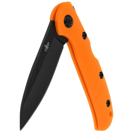 Nóż składany Third Decor Habitat N76 Navaja Orange Nylon Fibre, Black 420 (TH-N76T)