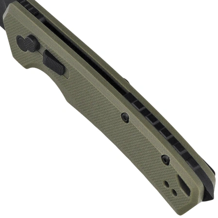 Tekto A3 Delta Mini D/P Automatic Knife OD Green G10, Black D2 (A3S_G1OD_D2BK1_A1)