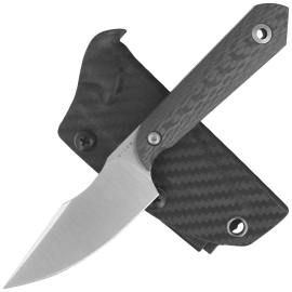 Nóż Kizer Mini Harpoon Carbon Fiber, Satin M390 by Maverick Customs (1040S8)