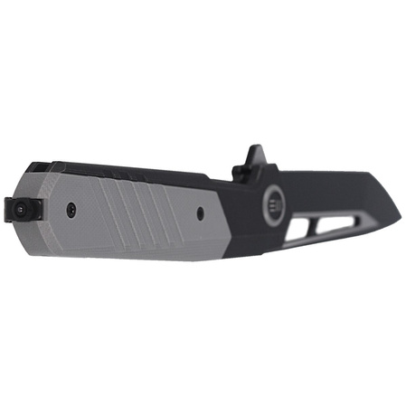 Nóż składany WE Knife Arsenal Black Titanium / Gray G10, Black Stonewashed / Satin by Ostap Hel (WE20073-4)