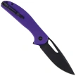 Nóż składany Bestechman Whalefin Purple G10, Black PVD D2 (BMK18F)
