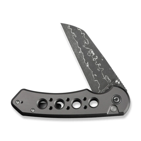 Civivi Pragma Prime Knife Gray Aluminum, Damascus (C24067-DS1)