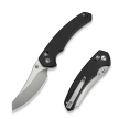Civivi Sixgill Knife Black G10, Satin Nitro-V by Gavko Knives (C24050-1)