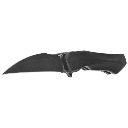 Bestech Ivy Black G10, Black Stonewashed 14C28N by Ostap Hel (BG59E)
