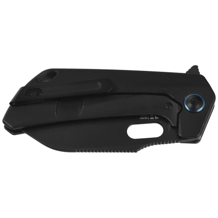 Kizer Takahe Knife Black Titanium, Matte DLC Ultra S35VN by Ben Taubert (Ki3701A2)