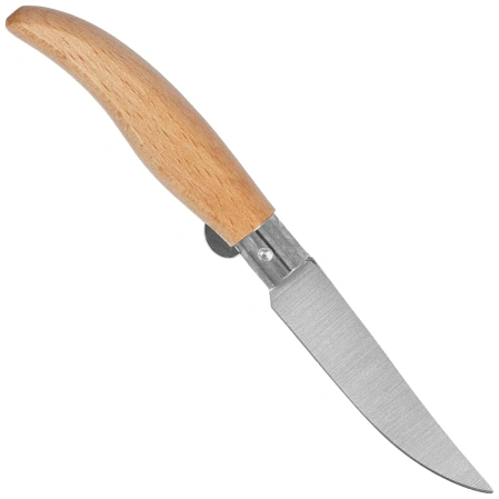 MAM Iberica S Blade Lock Knife Light Beech Wood, Satin 420 (2011-LW)