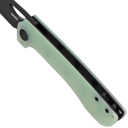 Kubey Elang Knife Jade G10, Blackwashed AUS-10 by Sebastian Irawan (KU365D)