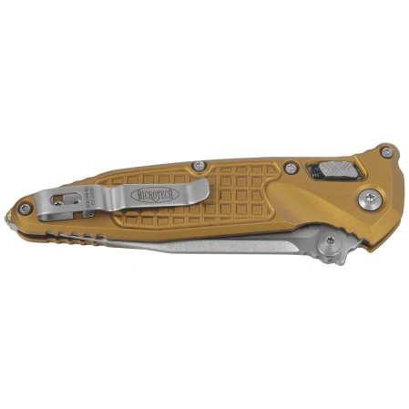 Microtech Socom Ram-Lok S/P-M Knife Tan Frag Aluminum, Stonewshed M390MK by Tony Marfione (160RL-10FRTA)