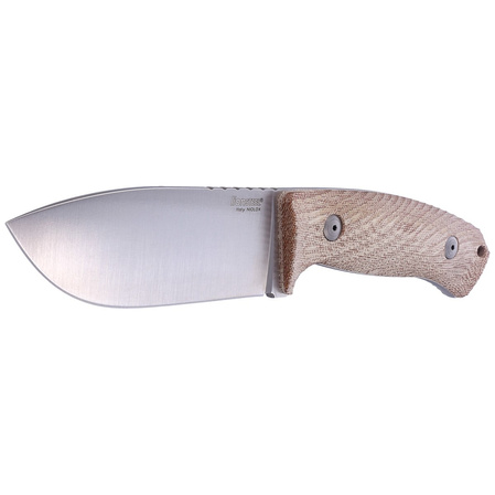Nóż LionSteel M3 Natural Canvas Micarta, Satin Niolox by Michele Pensato (M3 CVN)