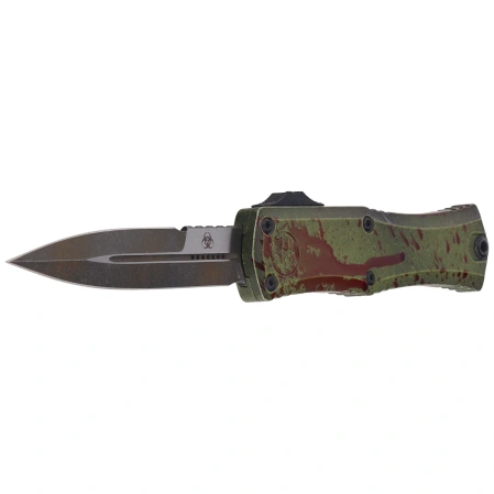 Microtech Hera II Mini Bayonet Signature OTF Knife Outbreak Aluminium, Outbreak M390MK by Tony and Sean Marfione (1701M-1OBDS)