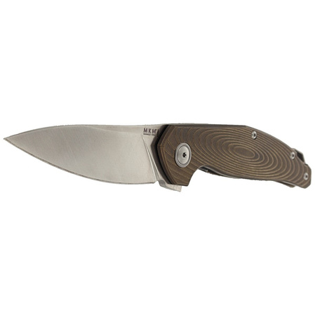 MKM Goccia Knife Bronze Stonewashed Titanium, Satin M390 by Jens Ansø (MKGC-TBR)