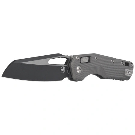 Microtech MSI Mini Ram-Lok S/E Knife Natural Clear Fluted Aluminium, Black M390MK by Tony Marfione (210M-1FLNC)