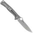 Spyderco Slym Knife Titanium/Dark Matter Polar Fat Carbon, Satin M390 by Moletta (C271TIP)