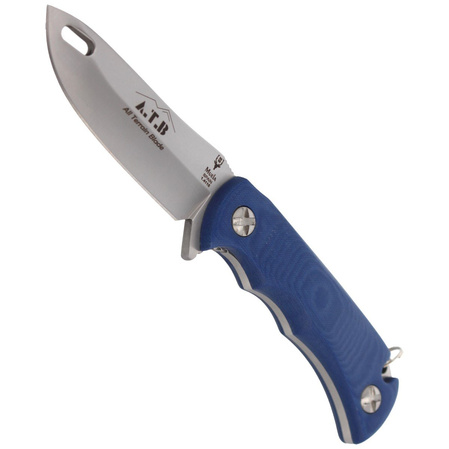 Nóż Muela All Terrian Blade Micarta Blue, Satin X50CrMoV15 (ATB-9BL)