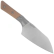 Microtech Santoku 6'' Kitchen Knife Titanium Bolster/Coyote G10, Stonewashed M390MK (3200B-10CE)