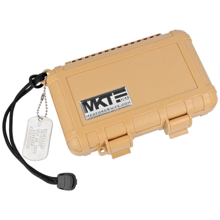 Medford Praetorian Genesis T Drop Point, Blue Titanium, Bronze HW, Std Clip, NP3 Breaker, Tumbled S45VN (MK029STD-37A1-T1CS-BN)