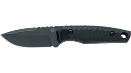 Nóż Fox KS Black G10, Top Shield Antracite Stonewashed Niolox by GZ Tactical Knives (FX-627 G10B)