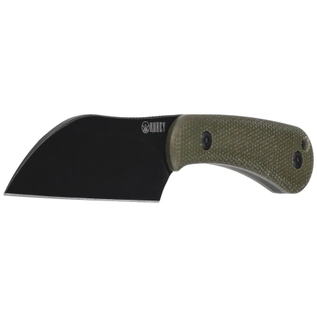 Nóż Kubey Rock Hopper Green Micarta, Blackwashed 14C28N by Scott Halpern (KU412F)