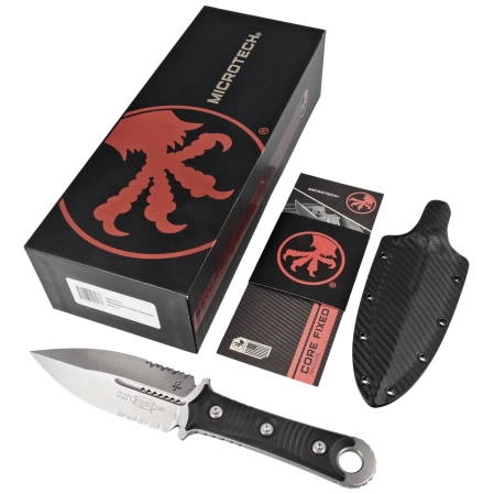 Nóż Microtech SBD D/E Milled Black G10, Stonewashed P/S M390 by Borka Blades (201-11)