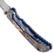 Spartan Blades Harsey Folder ''Babe'' Blue Titanium, Bronze HW, Satin MagnaCut by William W. Harsey (SF5BABE)