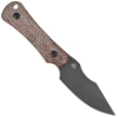 Kizer Bone Knife Brown Norplex UltreX Micarta, Matte DLC Ultra 3V by Maverick Customs (1122A1)