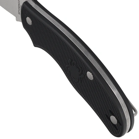 Spyderco Metropolitan Lightweight Knife Black FRN, Satin M390 by Sal Glesser (C213PBK)