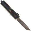 Microtech Scarab II Gen III T/E Signature OTF Knife Outbreak Aluminum, Outbreak M390MK by Tony Marfione (1279-1OBS)