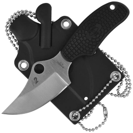 Spyderco ARK FRN Black H-2 PlainEdge Knife (FB35PBK)