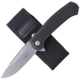 Nóż składany Maserin Police 680/G10N Black G10, Stonewashed N690 by Nicolai Lilin