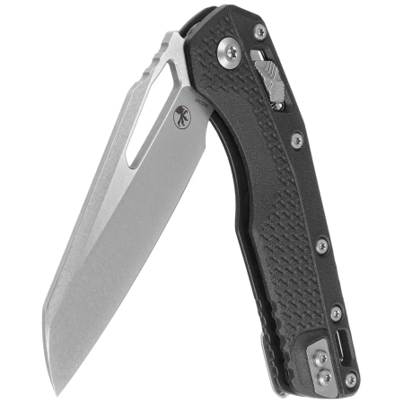 Microtech MSI S/E Knife Black Tri-Grip Polymer, Stonewashed M390MK by Tony Marfione (210T-10PMBK)