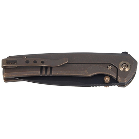 WeKnife Subjugator Bronze Titanium, Black Stonewashed CPM 20CV (WE21014C-4)