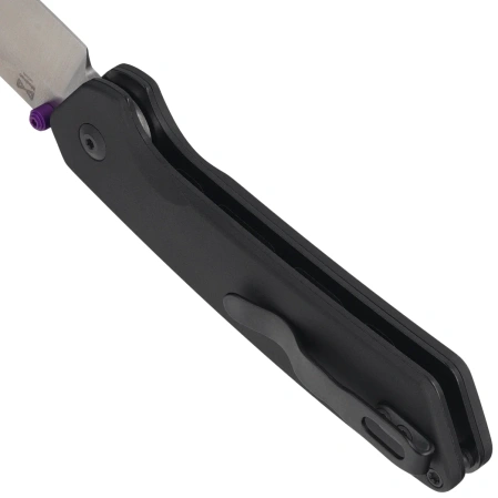 Kizer Madrac Knife Black Aluminum, Satin S45VN by Matteo Pignatelli (Ki3693A2)