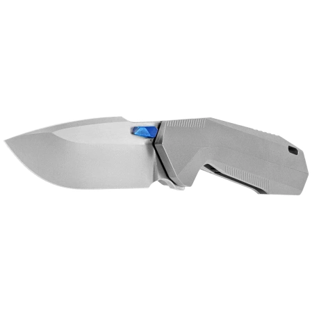 Remette RT-WK1-D Disassemble Knife Gray Titanium, Hand Satin/ Pearlescent M390