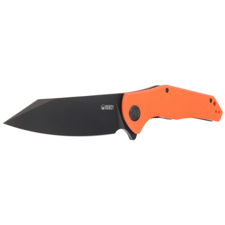Nóż składany Kubey Flash KU158G Orange G10, Blackwashed AUS-10
