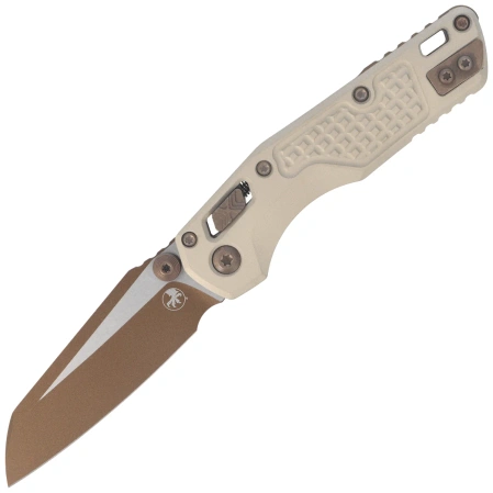 Microtech MSI Ram-Lok Mini S/E Knife Champagne Gold Frag Aluminium, Gold M390MK by Tony Marfione (210M-10FRCG-C19Z23)