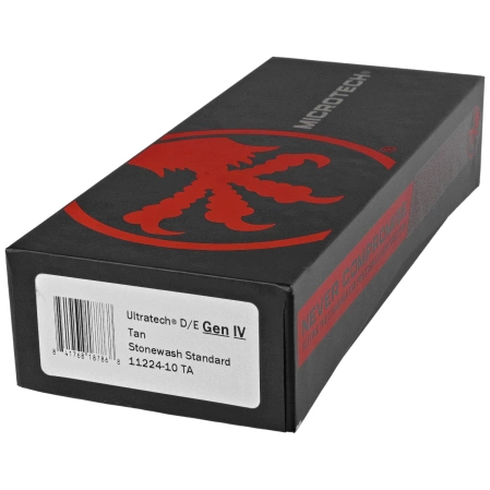 Microtech Ultratech Gen IV D/E OTF Knife Tan Aluminum, Stonewashed M390MK by Tony Marfione (11224-10TA)