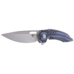 Nóż składany Bestech Ornetta Carbon Fiber / Blue G10, Stonewash / Satin N690 by Kombou (BL02A)