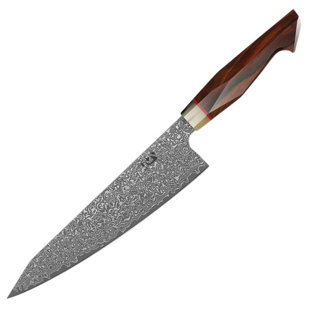 Xin Cutlery XinCraft 9'' Japan Chef Kitchen Knife Buffalo Horn/Rosewood/G10, Damascus VG10 (XC117)