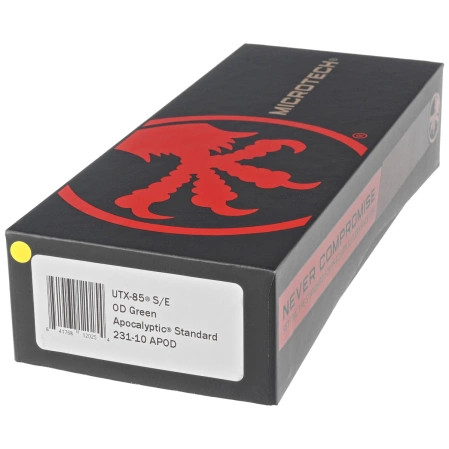 Microtech UTX-85 S/E OD Green Aluminum, Apocalyptic M390 OTF Knife (231-10APOD)